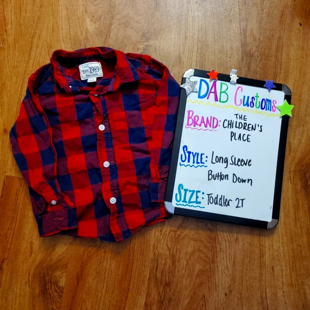 Flannel kids shirt